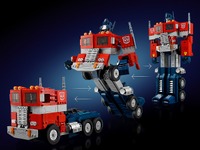 トランスフォーマー「オプティマスプライム」をレゴで再現、ブロック組み換えなしで変形可能 画像