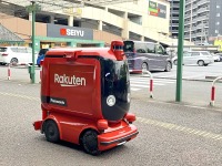 注文から30分以内で配達、自動走行ロボットが商品を輸送 画像