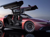 デロリアンの次世代EV、姿を現す…最高速250km/hの『アルファ5』 画像