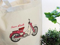スーパーカブのイラスト入り、トート＆サコッシュバッグ発売 画像
