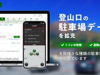 それがそこにあるから…登山口の駐車場情報を提供開始　ナビタイム 画像
