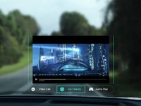 ヘッドアップディスプレイに表示できる情報を規定　国交省 画像