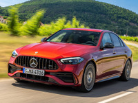 【メルセデスAMG C43 海外試乗】電動ターボのお手並み拝見、正真正銘の「ワンマン、ワンエンジン」…渡辺慎太郎 画像