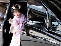 ハイヤーで送迎、特別な「七五三プラン」に日本交通が協力 画像
