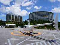 恩納村ホテル敷地にヘリポート新設、沖縄で運航・遊覧事業スタート…スペースアビエーション 画像