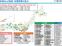 日本版MaaS推進、国交省が6事業を支援…公共交通の高度化や地域課題解決 画像