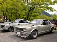 スカイラインGT-Rからミニカーのアビーまで100台が集結…奥多摩“ダイサン”東京旧車会 画像