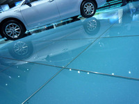 【デトロイトモーターショー09】トヨタは床までリサイクル 画像