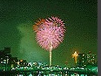 首都高速上での花火の見物は大変危険なのでご遠慮ください 画像