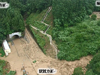 大型ダンプ4000台分の土砂流入、北陸道・下り線 敦賀IC～今庄ICの通行止め解除は8月末頃 画像