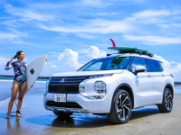 「サーファーにもぴったり！」サーフ系Youtuber「KANAN」が、三菱『アウトランダー PHEV』で夏をさすらう 画像