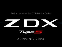 アキュラ初のEV、車名は『ZDX』に、「タイプS」も設定へ 画像