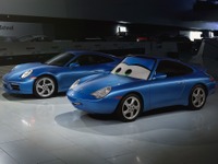 1台限りのポルシェ 911 、映画『カーズ』のサリー仕様［詳細写真］ 画像