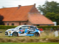 水素エンジン『GRヤリス』が初の公道へ、WRCベルギーでモリゾウがデモ走行 画像