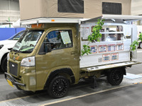 キッチンカーみたいなオシャレな軽トラキャンピングカー：MYSミスティック…名古屋キャンピングカーフェア2022 画像