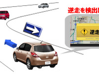 日産とNEXCO西日本、道路情報提供システムを共同研究…逆走事故防止など 画像