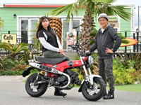 【ホンダ ダックス125 試乗】ホンダらしい「ラブ＆タンデム」が帰ってきた！…丸山浩＆美音響華 画像