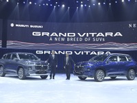 スズキ『グランドビターラ』新型、ハイブリッドはミドルSUV最高燃費…インド発売 画像