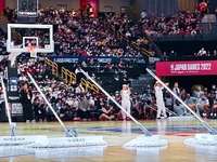 魔法のほうき？ 自動運転モップがコートをきれいに…NBAジャパンゲームスで日産が披露 画像