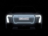 ハマー EV に続く電動ピックアップトラック、10月20日発表へ…GMC 画像
