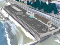 高波被災で閉鎖中の西湘PA、再開に遅れ…工事難航で2023年4月末に 画像