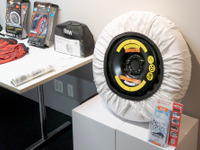 布製タイヤチェーンは取り付けわずか3分! 性能は金属製と同等、雪シーズンに備える 画像