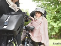 首元から足元まで包む「自転車用ブランケット」---冬の寒さ対策 画像