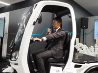 小型商用EVのベクトリクスが東京・新橋に世界1号店オープン…新型車を公開し、展望を発表 画像