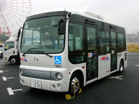 【ASV-4】車車間通信でコミュニティバスの事故抑制を…日野自動車 画像