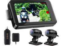 リアモニター機能搭載、バイク用2カメラドラレコ発売…MAXWIN 画像