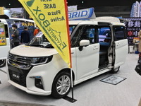 車中泊ができる街乗りキャンピングカー：パパビルド「フェイバリットボックス ウィッシュ」…福岡キャンピングカーショー2022 画像