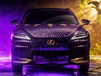 レクサス RX 新型に『ブラックパンサー』仕様、映画の世界観を表現…米国発表 画像