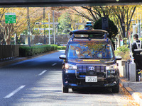 試乗OK、西新宿を走る自動運転タクシーはシンプル自立型…スマートシティフェスタ　11月25-27日 画像