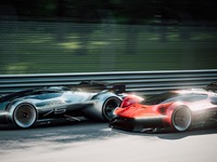 フェラーリの仮想スーパースポーツ、最高速は350km/h超…『ビジョン・グランツーリスモ』［詳細写真］ 画像