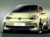 VWのコンパクトEV『ID.3』に改良新型、航続2％向上へ…2023年春実車発表予定 画像