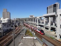 名鉄の知立駅、名古屋本線上りが高架化…最終的にはホームを重層化　2023年3月21日 画像