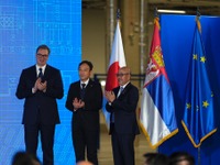 トーヨータイヤのセルビア工場開所式、ヴチッチ大統領が出席 画像