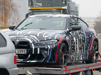 BMW Mの4モーターEVクーペを全方位からスクープ！ベース車とは何が違う？ 画像