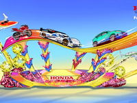 ホンダの次世代電動SUV『プロローグ』が山車に表現　2023年新年のローズパレード 画像