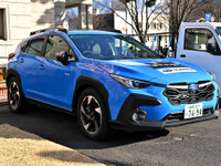 スバル クロストレック がニューイヤー駅伝で公道初走行 画像