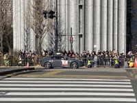 箱根駅伝でトヨタ プリウス 新型など、トヨタ車が並走 画像