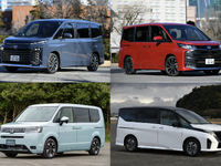 新型ミニバン3車種を比較：ノア＆ヴォクシー、ステップワゴン、セレナ…サイズや使い勝手 画像
