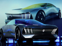 ヨークハンドルはもう古い？ ステランティスのハイパースクウェアとプジョー『インセプション』…CES 2023 画像