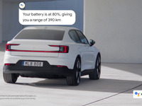 「Googleアシスタント」対応デバイスで車両の遠隔制御が可能に、ポールスターのEVセダン…CES 2023 画像