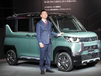 三菱 デリカミニ 商品企画責任者「デリカの世界観を身にまとった軽」…東京オートサロン2023 画像