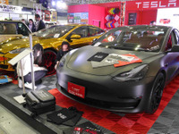 「いつかイーロン・マスクを呼びたい」テスラ好き勝手連、会場にはロンブー淳のモデル3も…東京オートサロン2023 画像