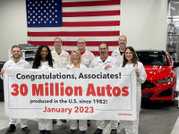 ホンダ、米国四輪車生産3000万台…40年で達成 画像