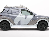 日産キックスがスニーカーに変身、ニューバランス327仕様が東京・大阪を駆け抜ける 画像