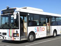 歩行者への注意喚起や5Gでの遠隔監視も…愛・地球博記念公園で大型の自動運転バス 画像