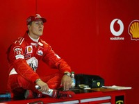 シューマッハ「テレメトリーでワールドカップ見る」 画像